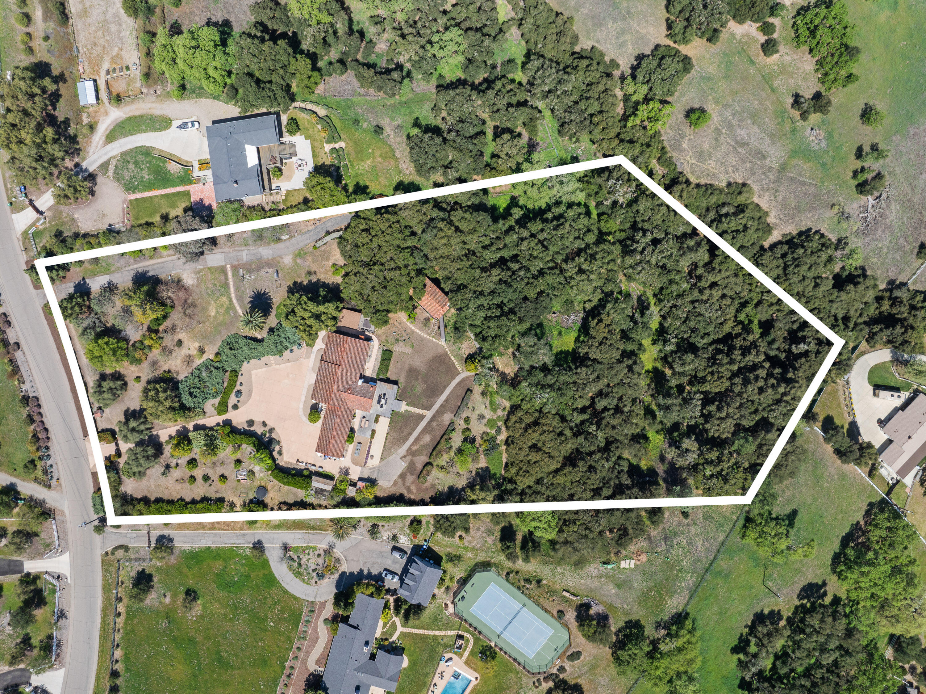 1270 Dove Meadow Road Solvang, CA 93463 - Photo 44 of 45 Aerial 1270 Dove Meadow Web