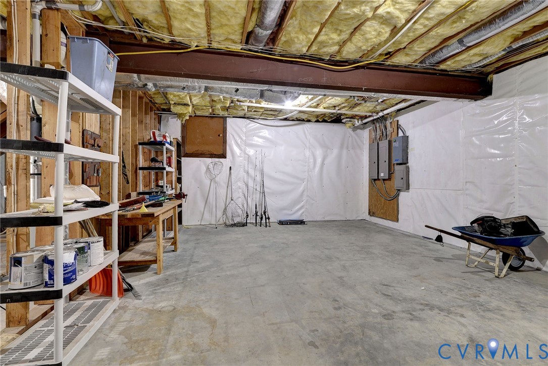 1613 River Ridge Williamsburg, VA 23185 - Photo 56 of 82 Unfinished below grade area featuring electric pan