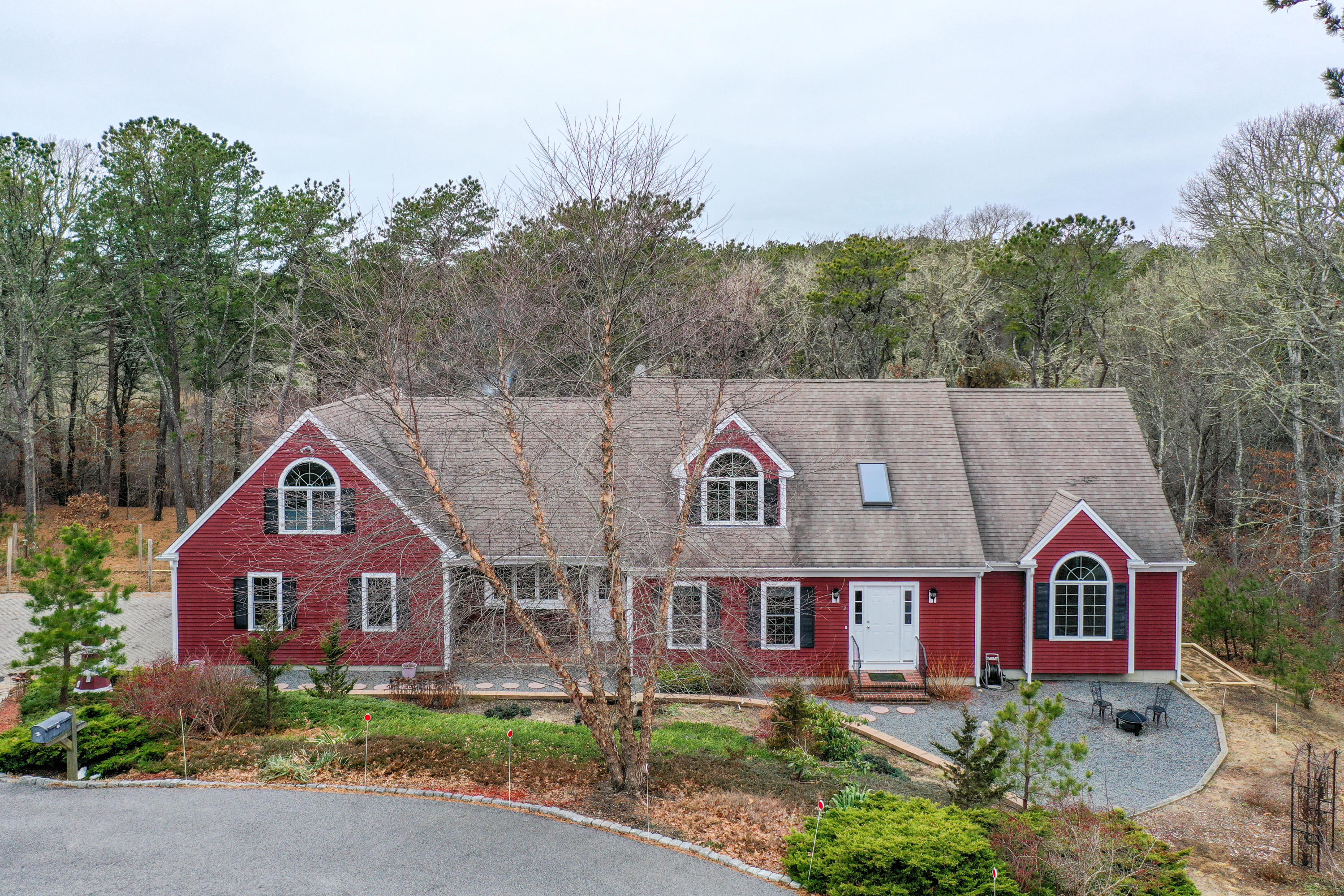 3 Parsons Path Harwich, MA 02645 - Photo 57 of 62 an aerial view of a house next to a yard