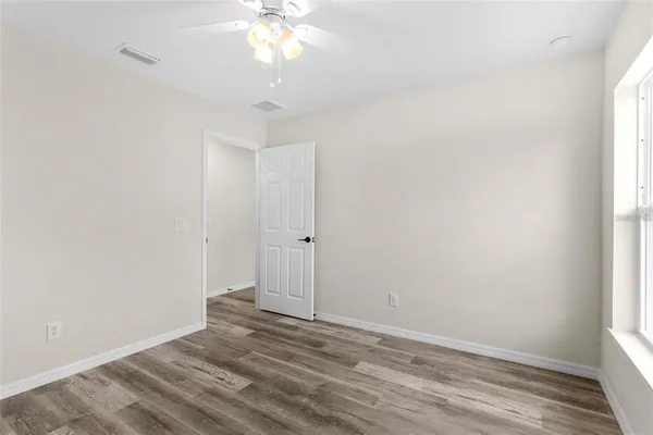 wooden floor in an empty room
