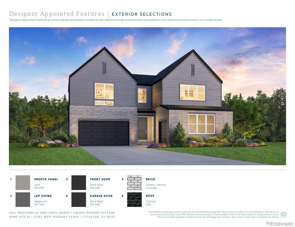 12792 West Roxbury Place Littleton, CO 80127 - Photo 3 of 12 a black and white photo of a house