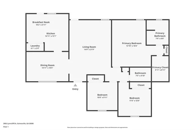 $325,000 | 2903 Lynncliff Dr., Gainesville, GA 30506