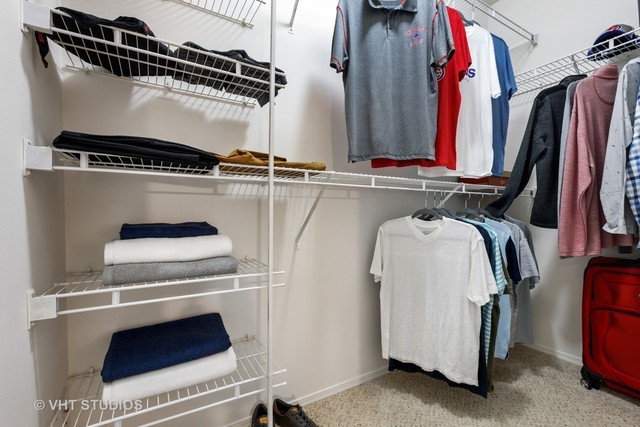 1650 Buttonwood Circle, Unit 3114 Schaumburg, IL 60173 - Photo 6 of 30 a view of walk in closet with clothes and shoes