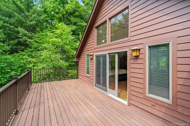 a view of backyard with green space