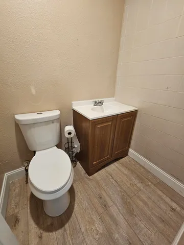 a bathroom with a sink and a toilet