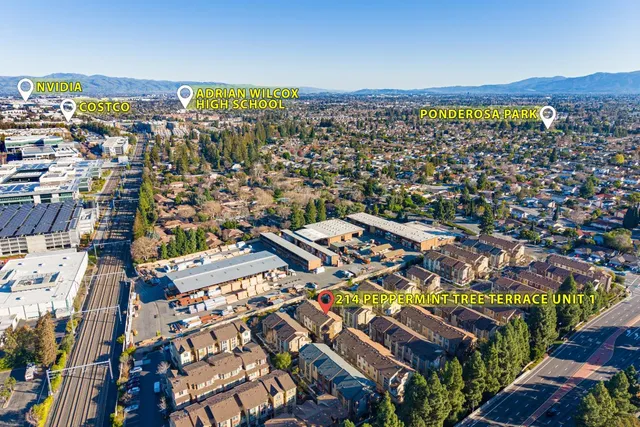 $1,399,900 | 214 Peppermint Tree Terrace, Unit 1, Sunnyvale, CA 94086