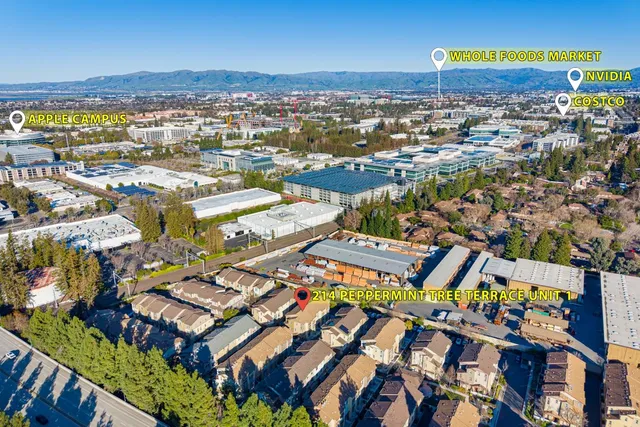 $1,399,900 | 214 Peppermint Tree Terrace, Unit 1, Sunnyvale, CA 94086