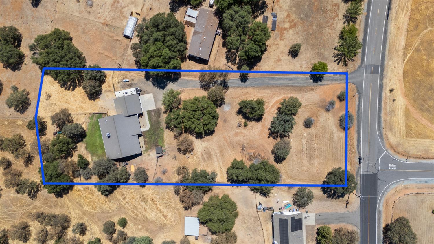 2384 Choctaw Road Copperopolis, CA 95228 - Photo 3 of 53 an aerial view of houses and roads