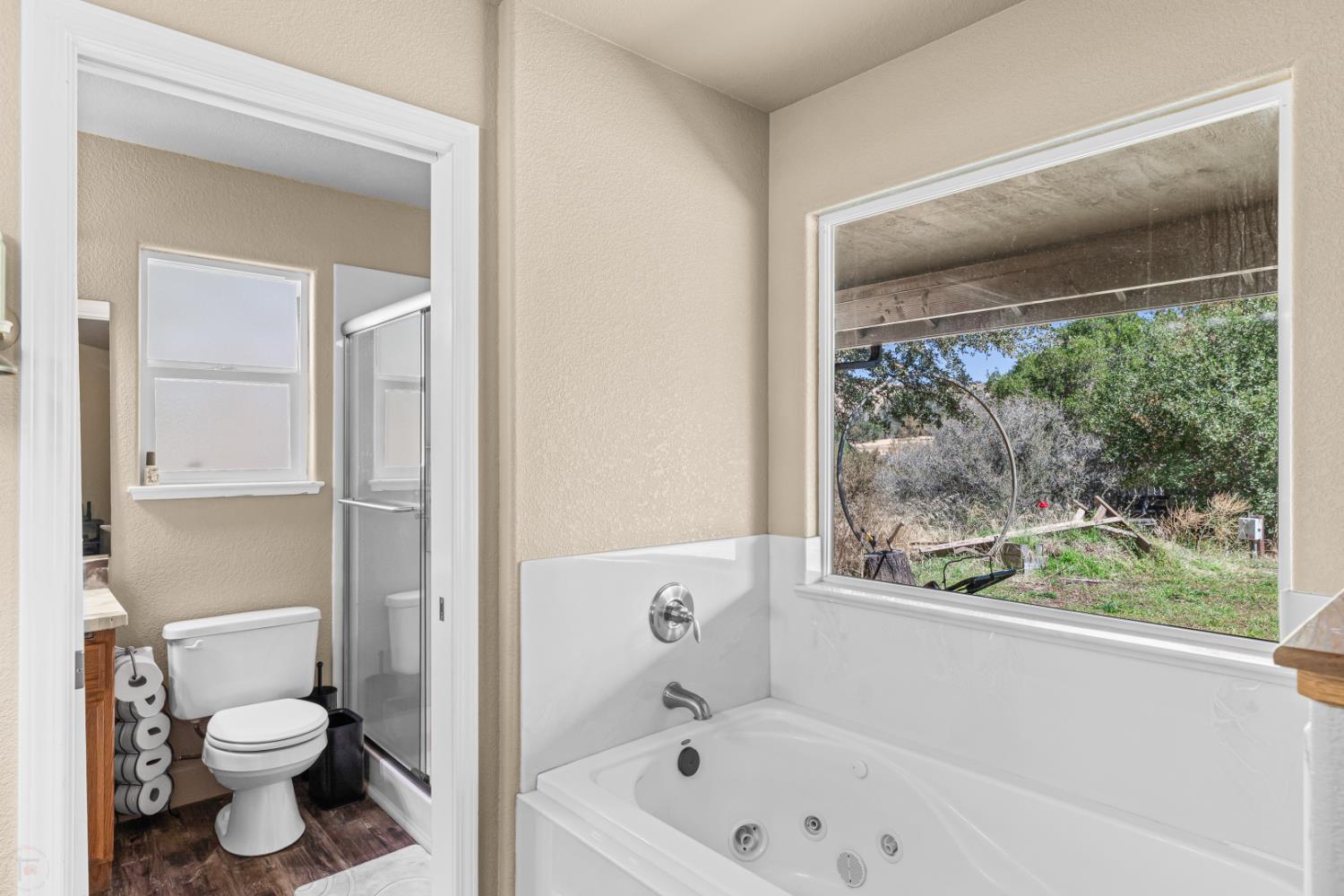 2384 Choctaw Road Copperopolis, CA 95228 - Photo 37 of 53 a bathroom with a toilet and a bathtub