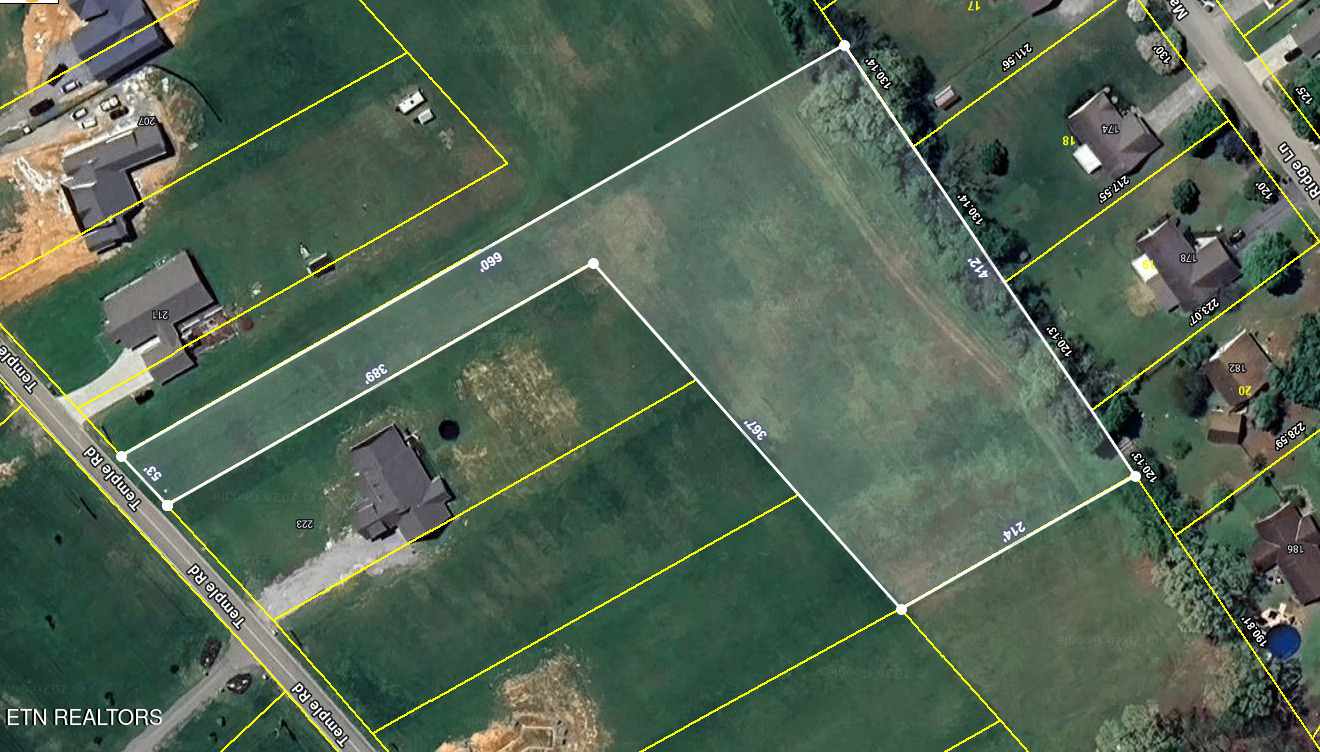 8 Temple Road Seymour, TN 37865 - Photo 2 of 2 Aerial - Temple Rd Lot 8