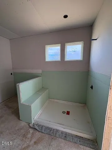 a bathroom with a tub