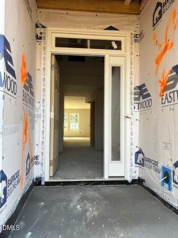 a view of an entrance door of the house