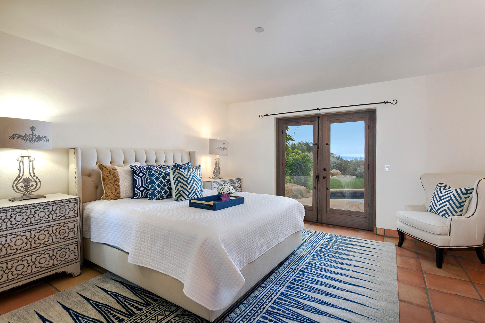 4045 Bajada Lane Santa Barbara, CA 93110 - Photo 20 of 32 a bedroom with a bed and a couch