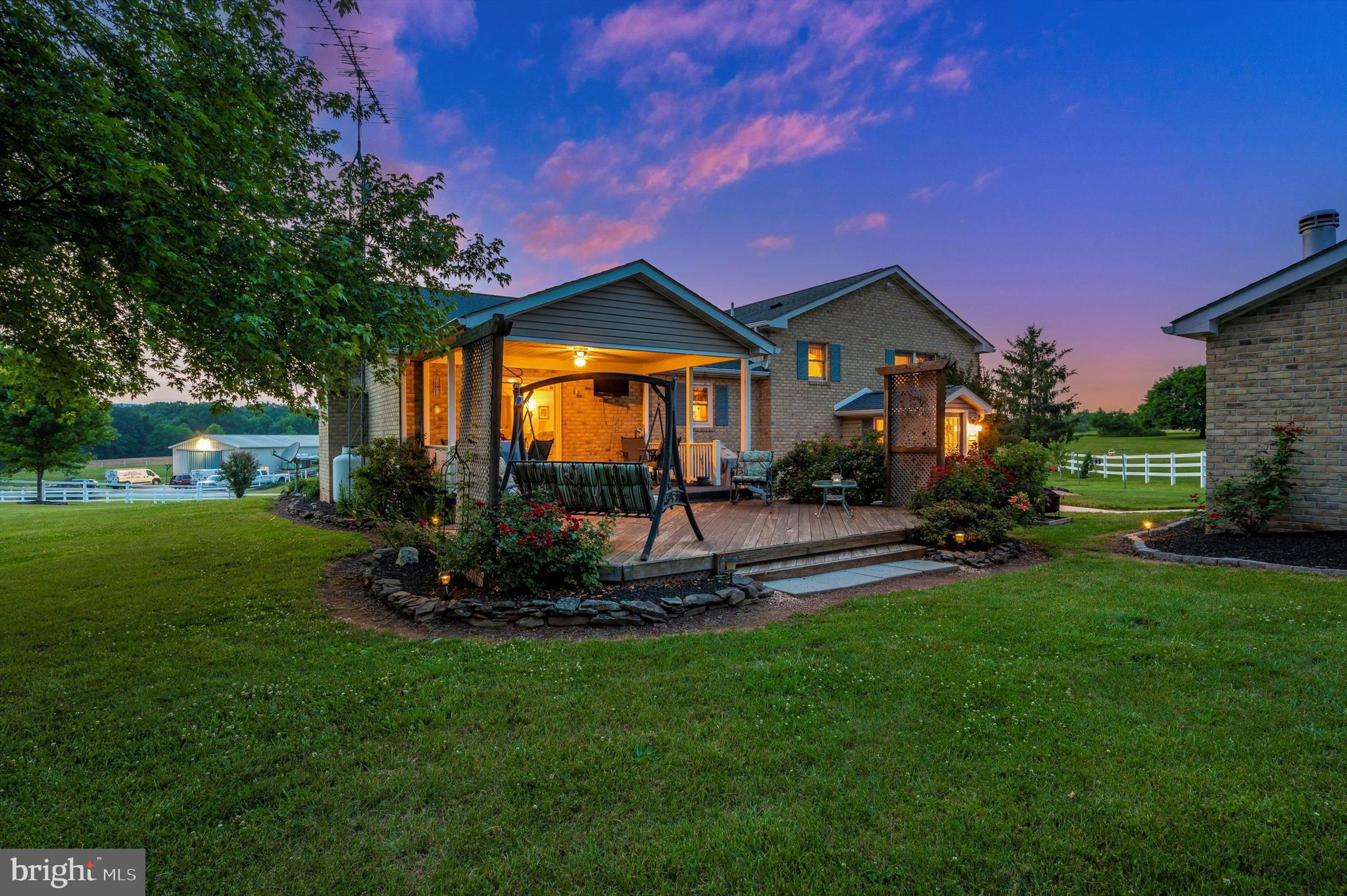 9506 Rocky Ridge Road Rocky Ridge, MD 21778 - Photo 80 of 83 Twilight Back Patio