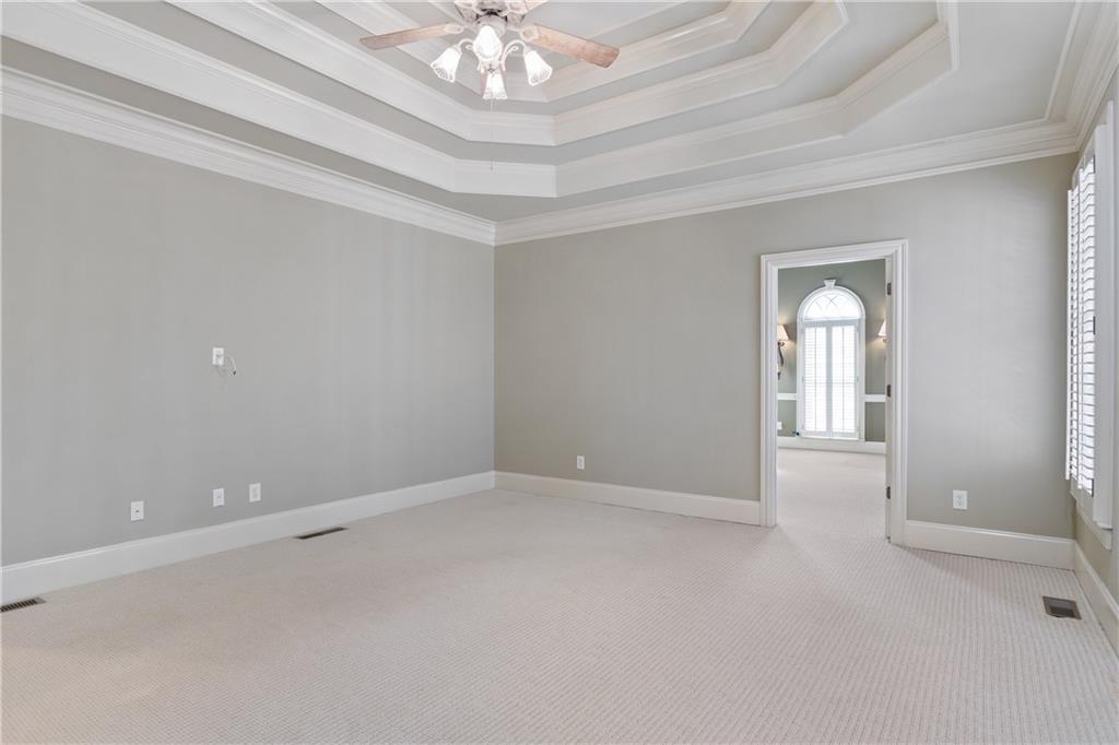 5300 Hill Road Acworth, GA 30101 - Photo 35 of 100 wooden floor in an empty room with a chandelier