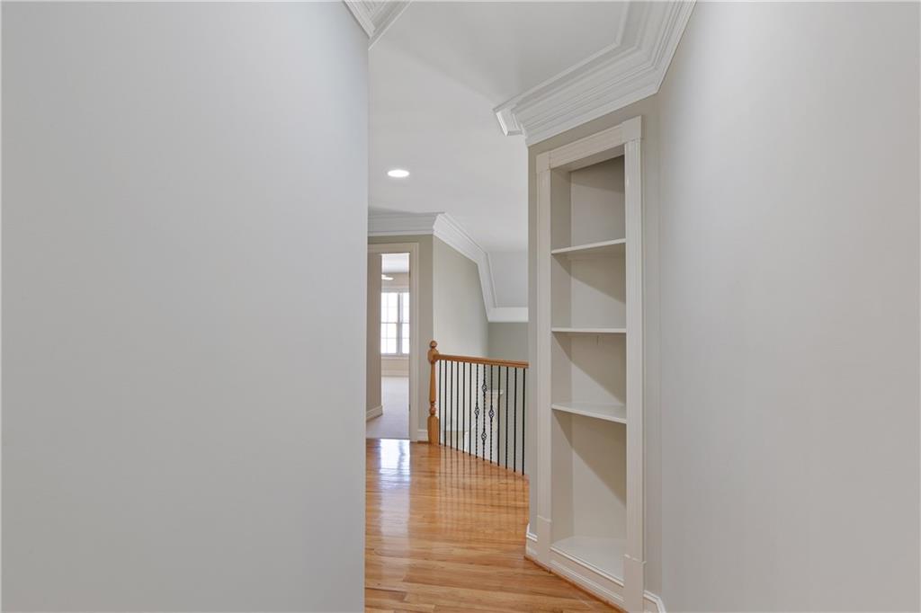 5300 Hill Road Acworth, GA 30101 - Photo 60 of 100 a view of a hallway with wooden floor and entryway