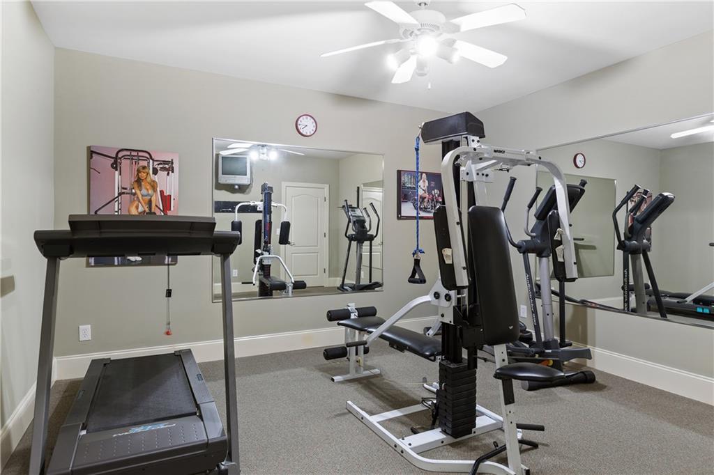 5300 Hill Road Acworth, GA 30101 - Photo 68 of 100 a view of a room with gym equipment