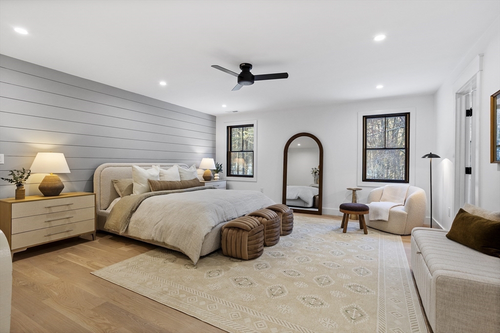 236 Fairhaven Road Concord, MA 01742 - Photo 17 of 35 a spacious bedroom with bed and a large window