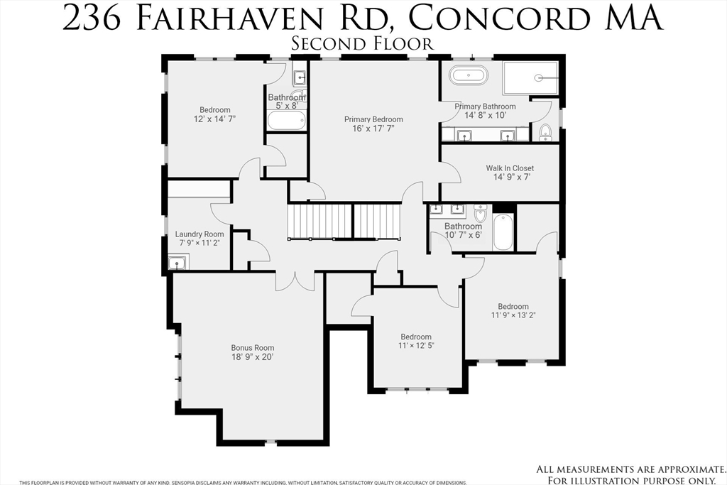236 Fairhaven Road Concord, MA 01742 - Photo 33 of 35 a picture of a floor plan