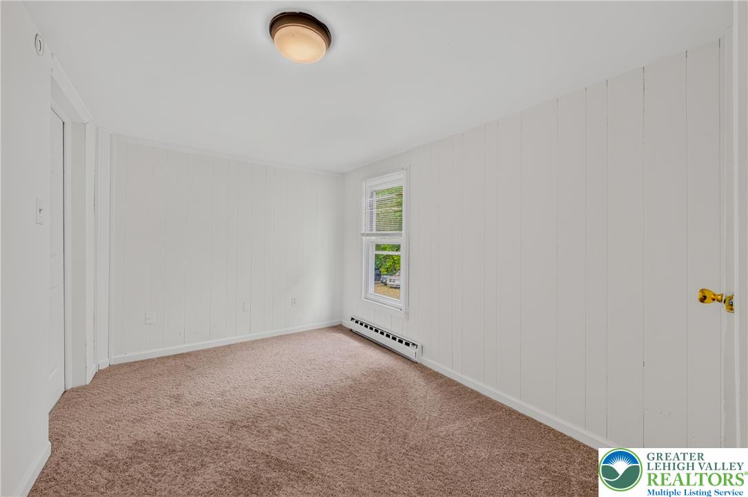 313 Main Street Slatington, PA 18080 - Photo 27 of 73 A well-lit room featuring warm carpeting and vertical paneling, ready for personalization.