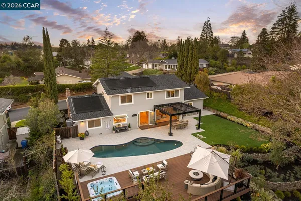 a view of a car parked on the side of the road