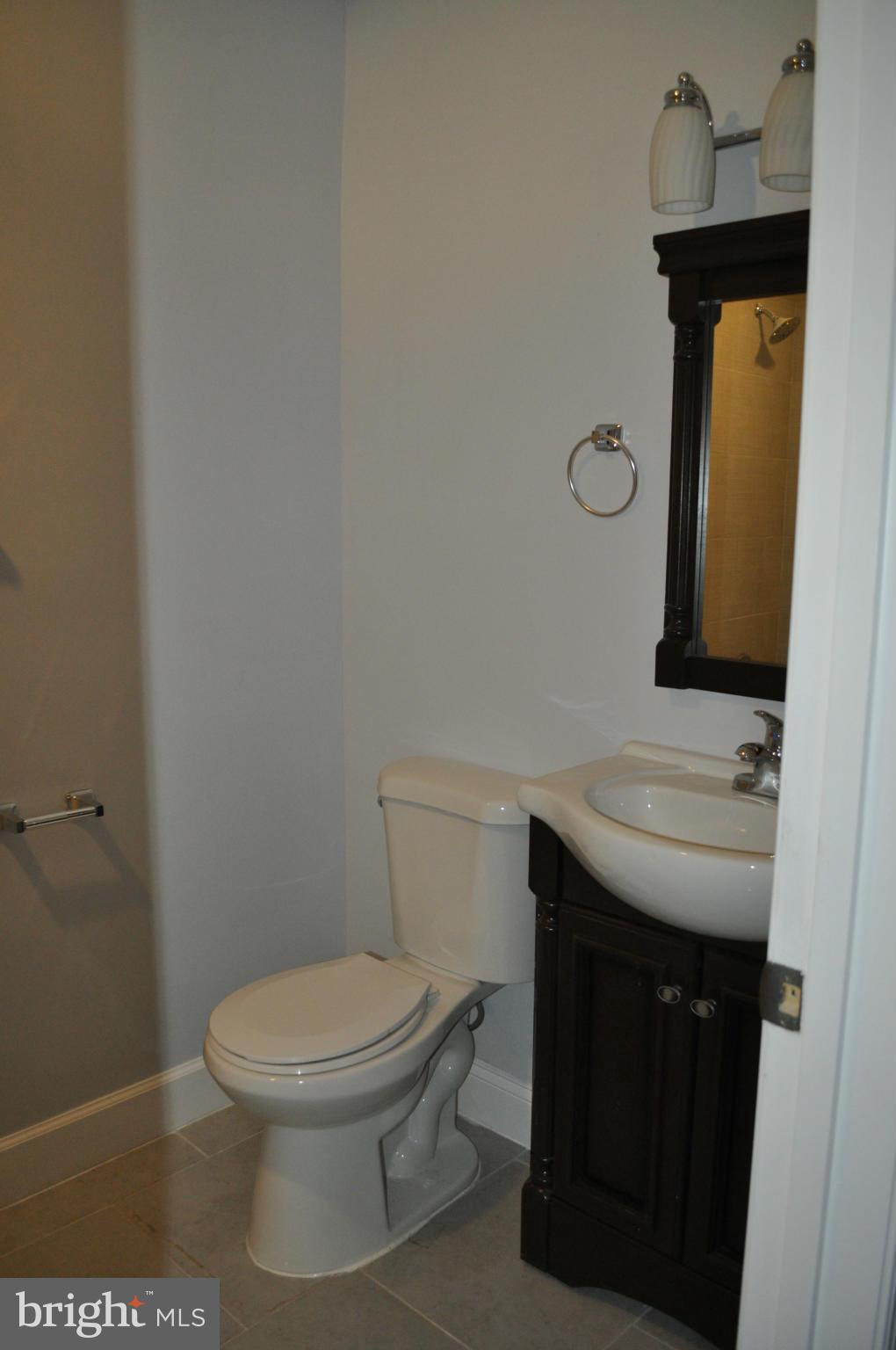 4909 Fitch Place Northeast Washington, DC 20019 - Photo 19 of 30 a bathroom with a toilet a sink and mirror