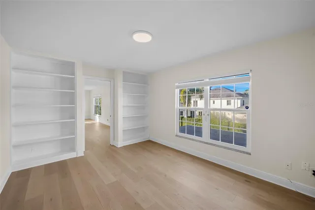 a view of a bathroom from the hallway
