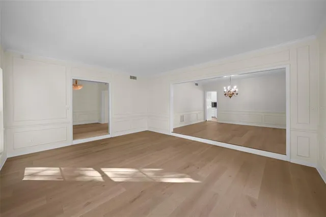 a view of empty room