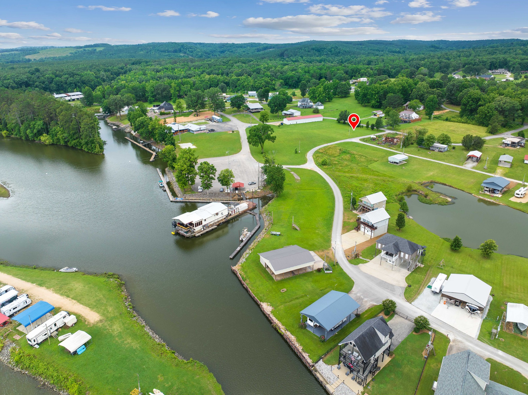 0 Ellen Lane Decaturville, TN 38329 - Photo 4 of 10 an aerial view of a city