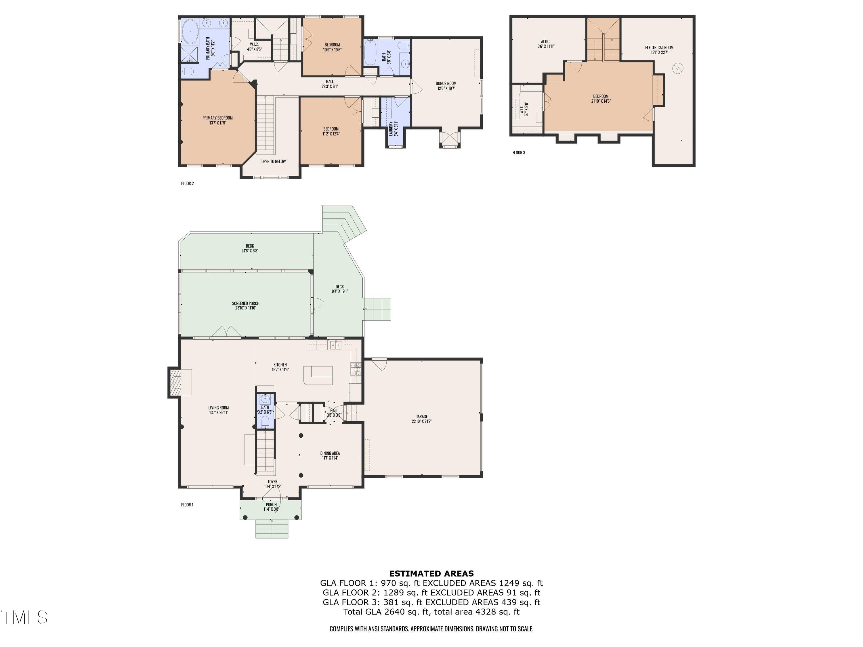 113 Preston Pines Drive Cary, NC 27513 - Photo 43 of 43 Preston Pines Floor Plan