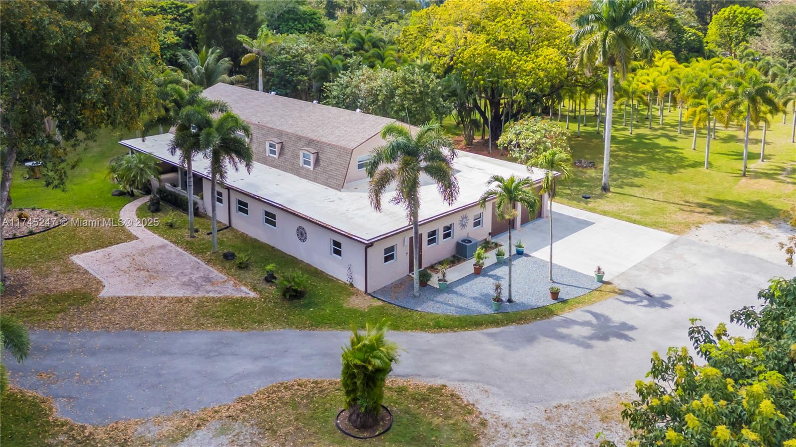 15101 Southwest 27th Street Davie, FL 33331 - Photo 63 of 100 an aerial view of a house with a yard basket ball court and outdoor seating