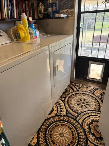 a close view of utility room