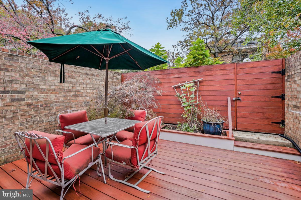 623 I Street Southwest Washington, DC 20024 - Photo 27 of 33 an outdoor space with patio and wooden floor