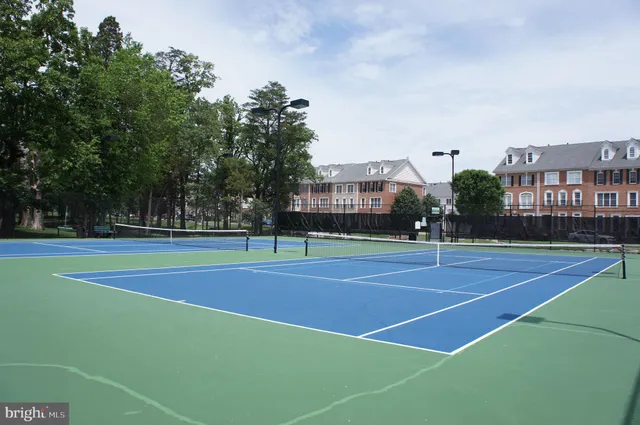 a view of a tennis court