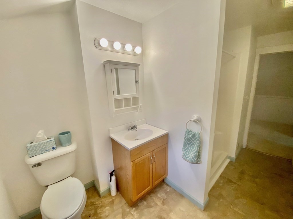 236 Harkness Road Amherst, MA 01002 - Photo 31 of 41 a bathroom with a toilet sink and mirror