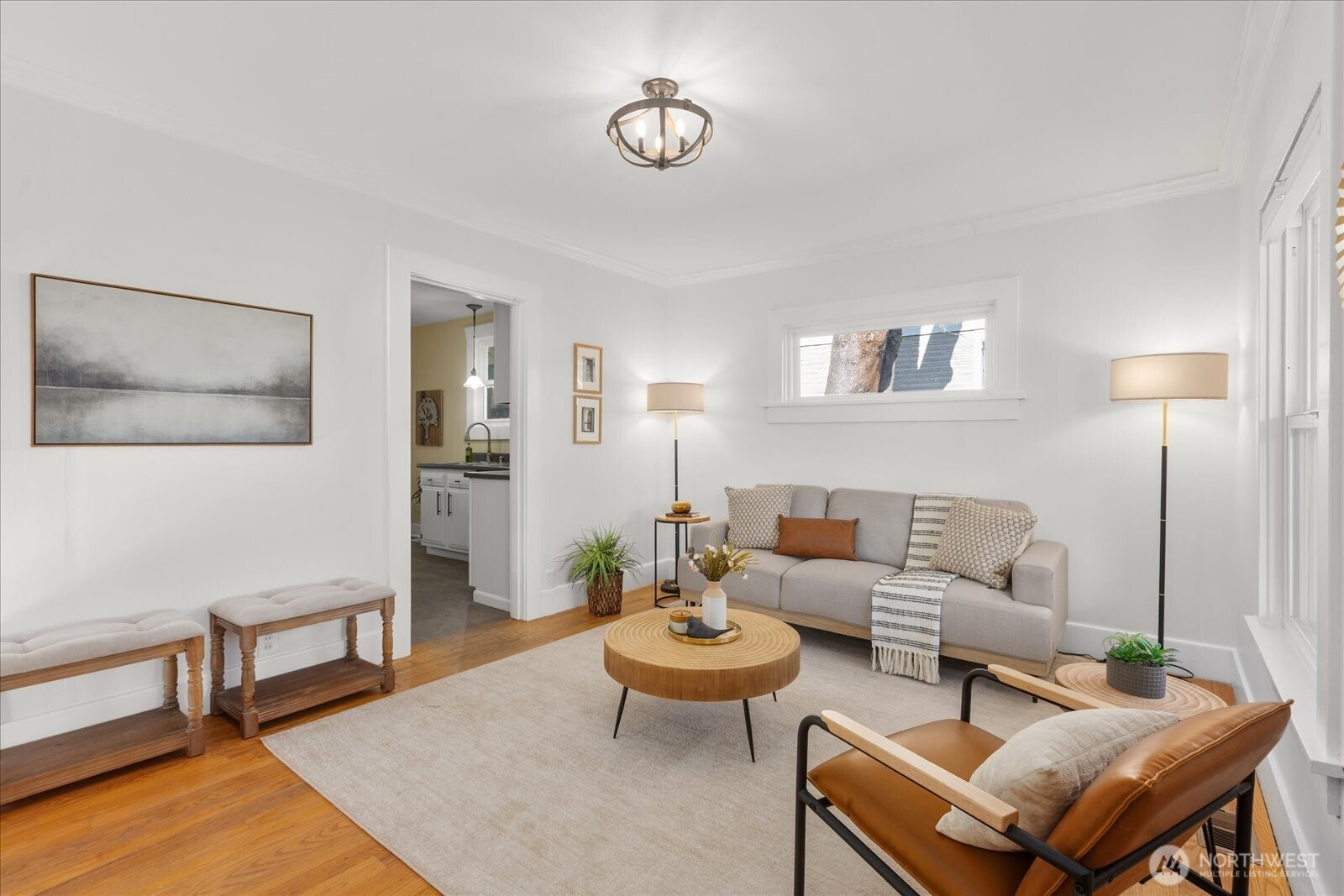 7729 18th Avenue Southwest Seattle, WA 98106 - Photo 13 of 36 a living room with furniture and a table