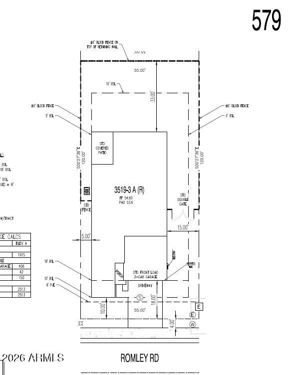 25446 West Romley Road Buckeye, AZ 85326 - Photo 2 of 21 Plot Plan