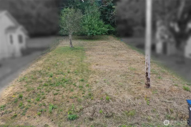 a backyard of a house