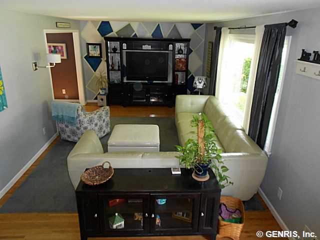 560 Helendale Road Irondequoit, NY 14609 - Photo 2 of 19 Living Room. The living room had hardwood floors a