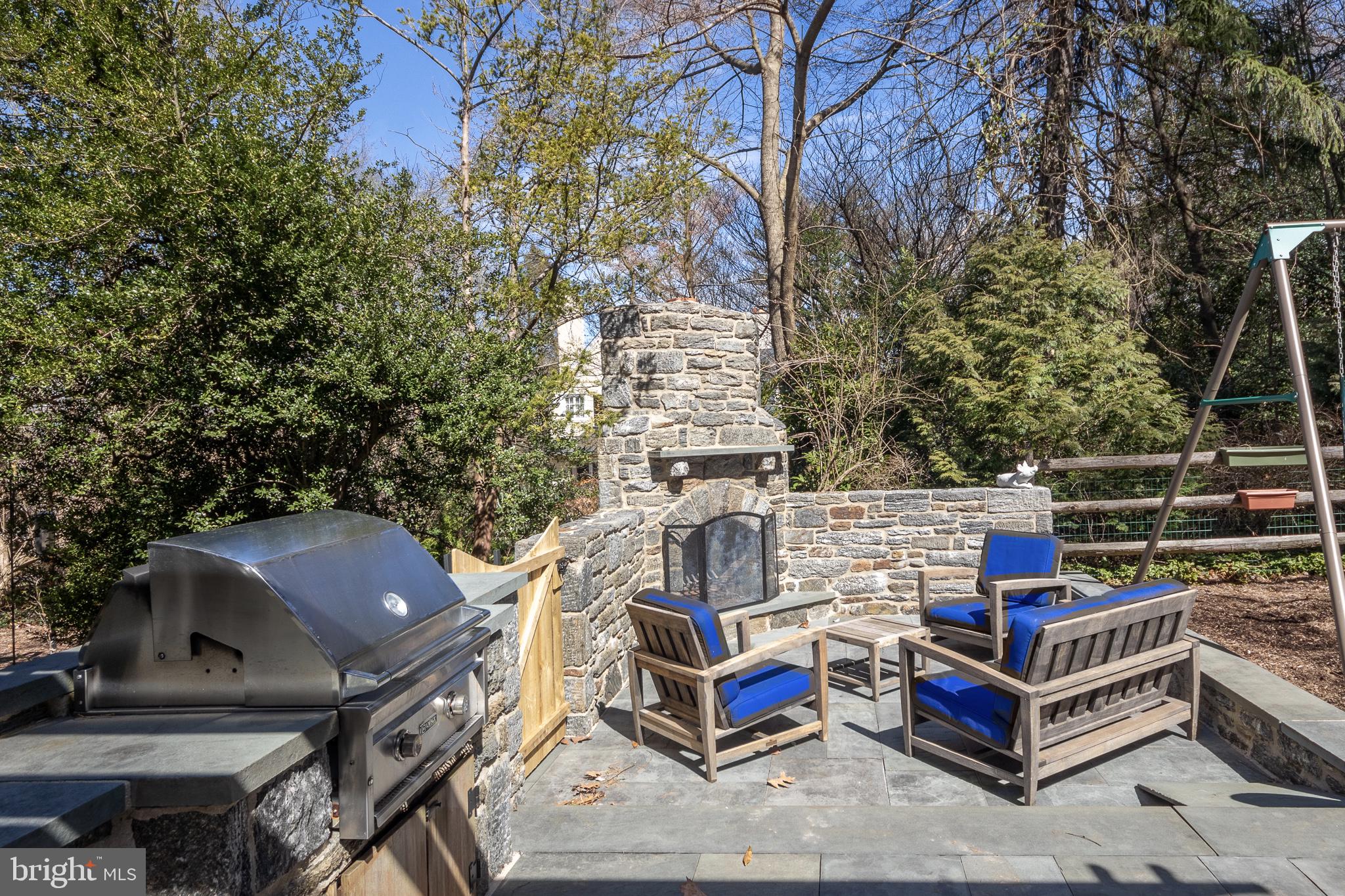 635 Mulford Road Wyncote, PA 19095 - Photo 34 of 45 Outside Living Room & Fireplace