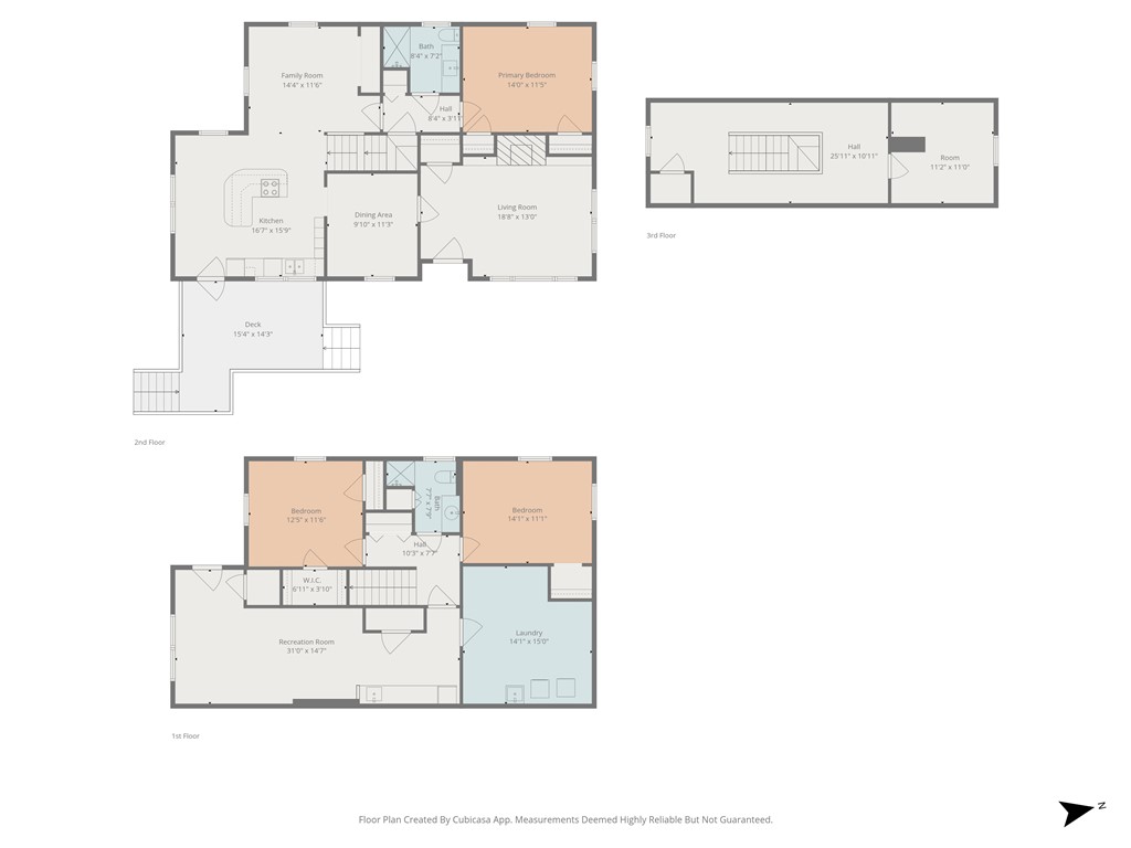 602 South Tugaloo Street Walhalla, SC 29691 - Photo 38 of 38 Explore this detailed floor plan showcasing the home's multi-level layout and functional spaces.