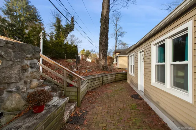 a view of outdoor space and deck