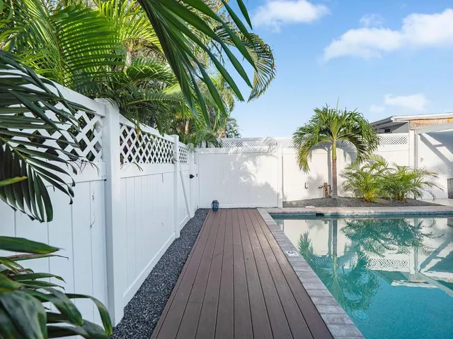 a house view with a lake view