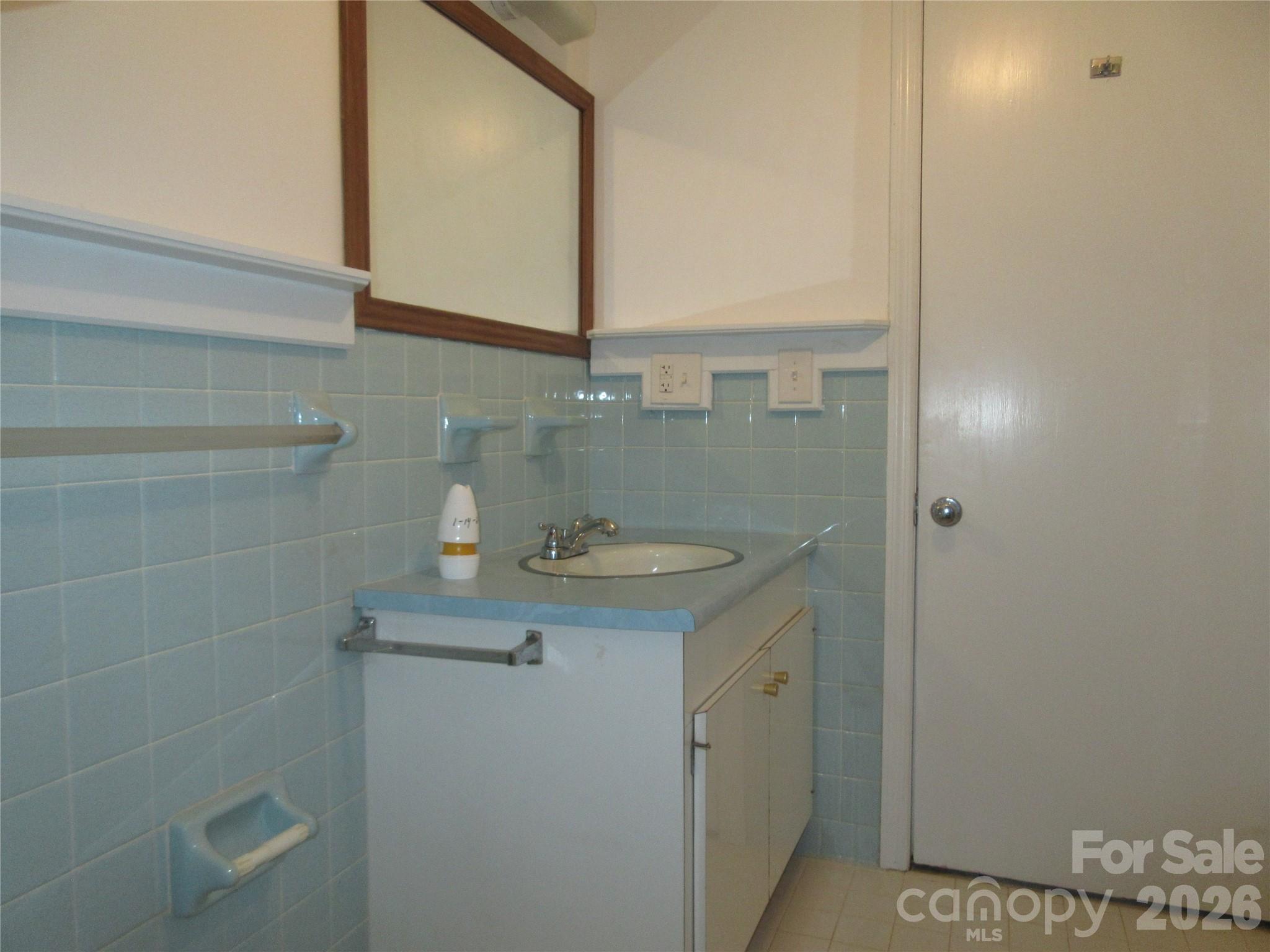31 Ford Ridge Lane Columbus, NC 28722 - Photo 17 of 21 a bathroom with a sink a toilet and mirror