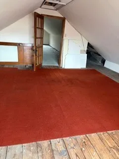 wooden floor in an empty room