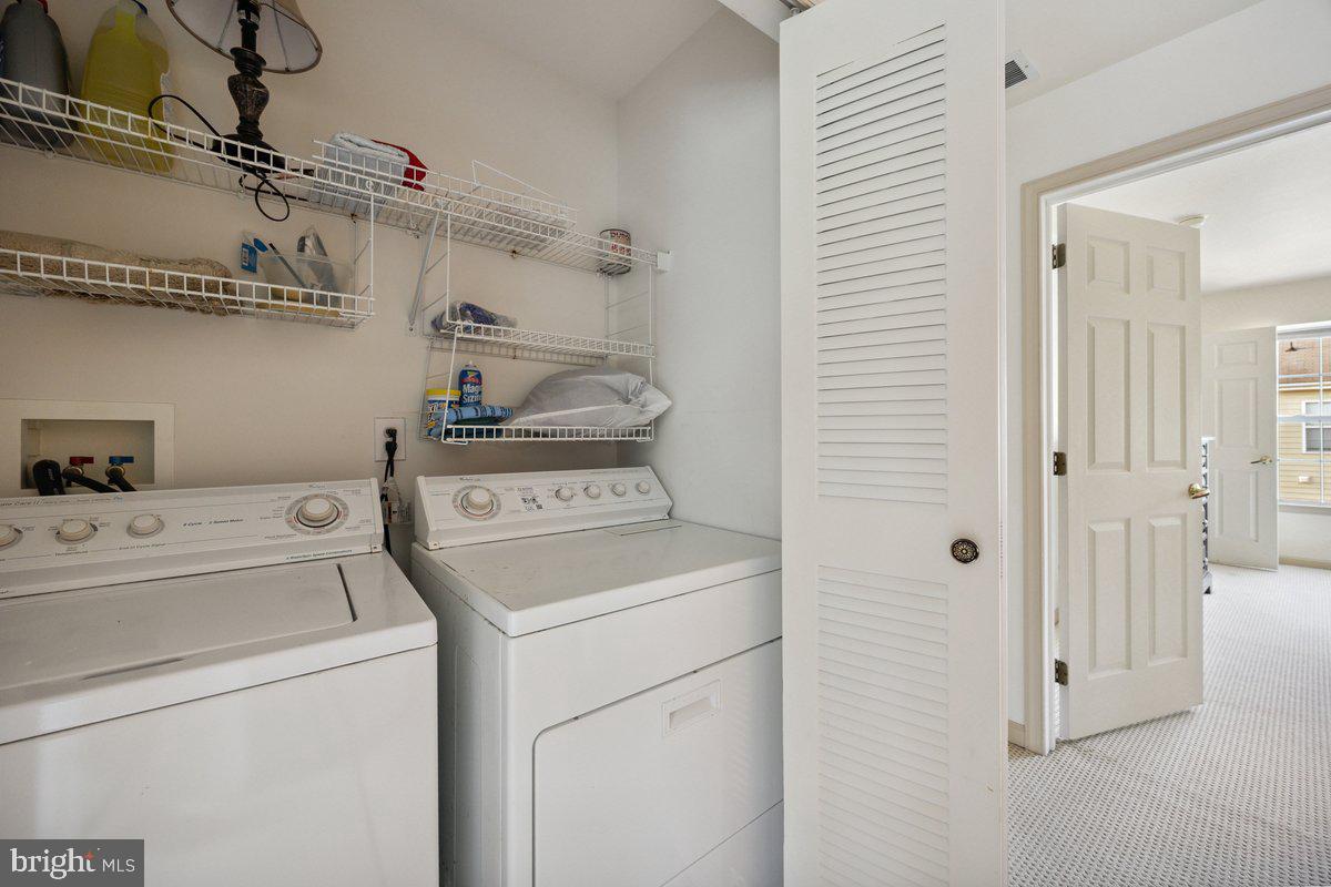 18 Alexandra Court Marlton, NJ 08053 - Photo 23 of 24 a view of storage and utility room with washer and dryer