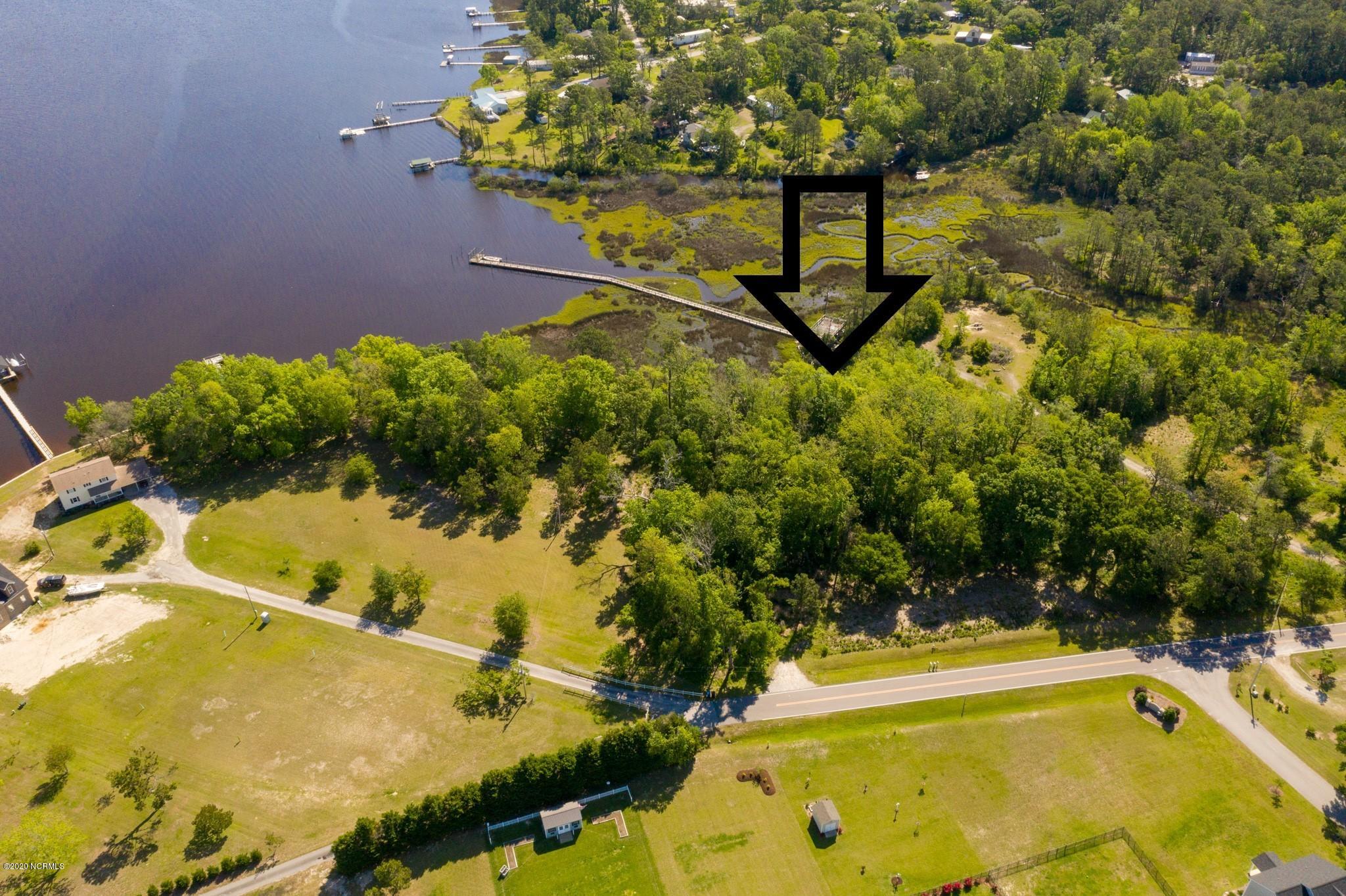 482 Vfw Road Cedar Point, NC 28584 - Photo 3 of 13 Lot 5 Arial 2