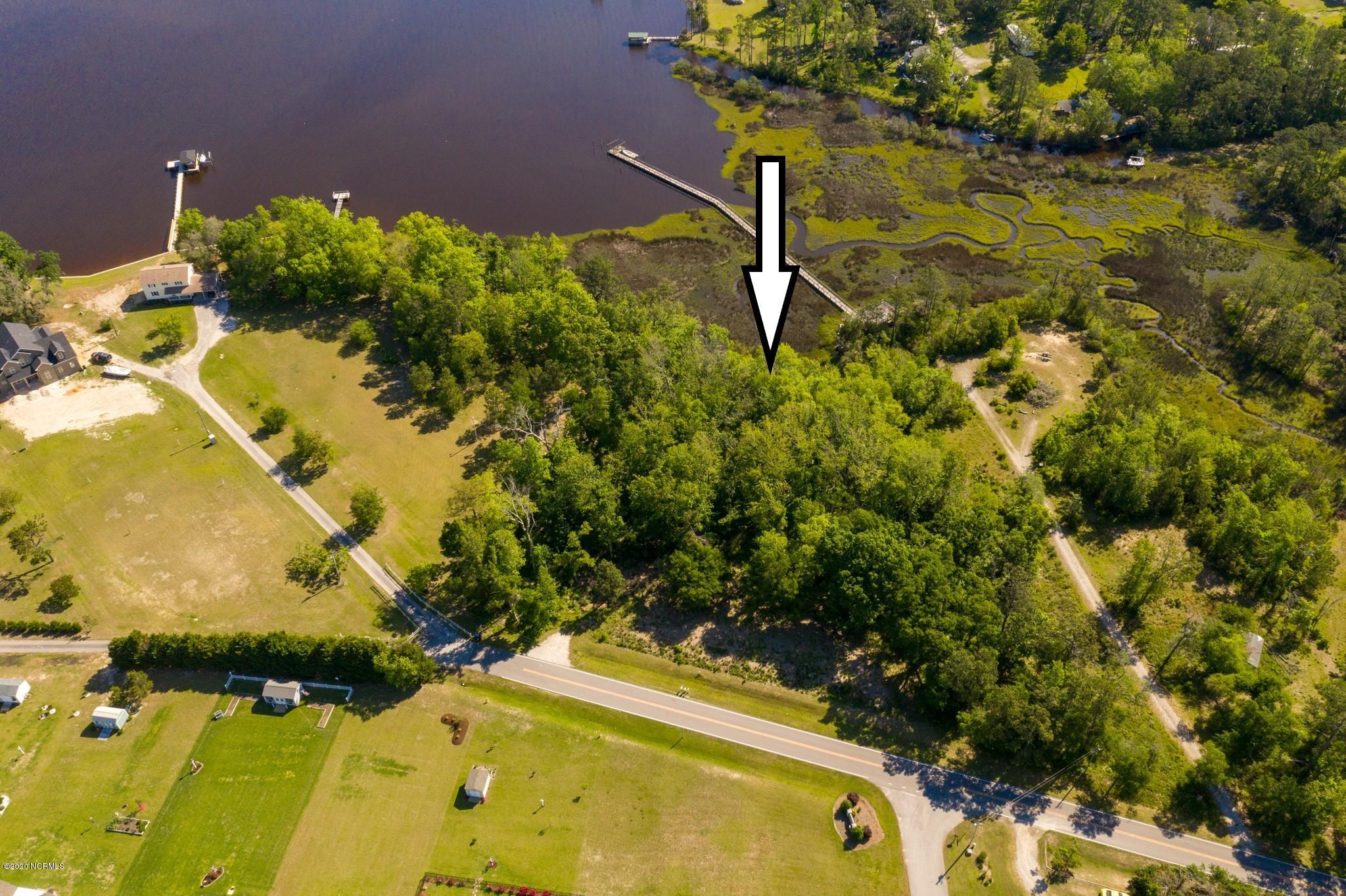 482 Vfw Road Cedar Point, NC 28584 - Photo 8 of 13 Lot 5 Close up Arial