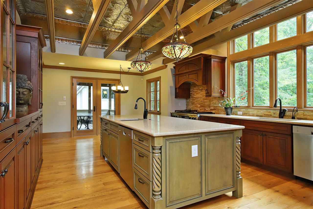 3411 Dover Road Durham, NC 27707 - Photo 11 of 29 The kitchen ceiling must be see in person to appreciate. Kitchen