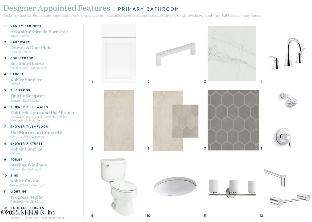 92 Bridgeton Street St. Johns, FL 32259 - Photo 25 of 28 a bathroom with a sink a toilet and a mirror